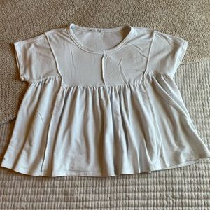 White Altar’d State Peplum Top